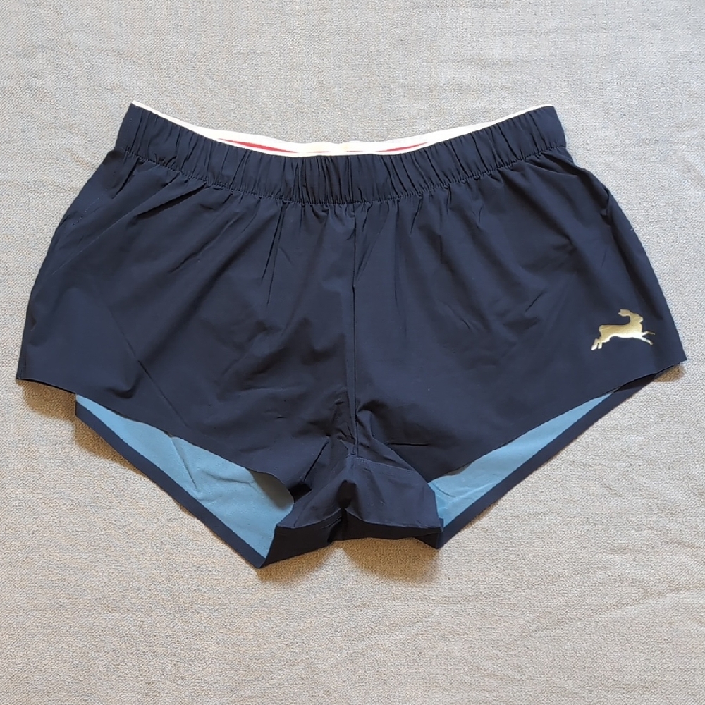 Tracksmith Strata NWT Running Shorts Navy Women's M